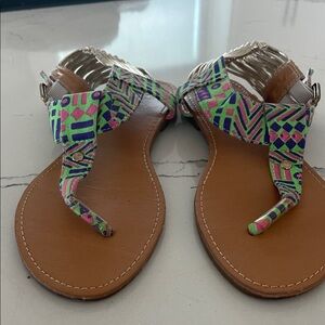 Vibrant Patterned Women's Sandals